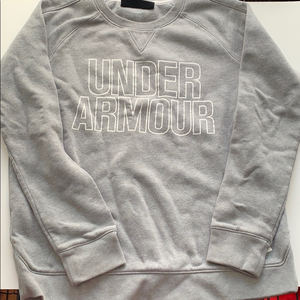 Grey Under Armour Hoodie (Youth)